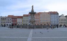 Town square in Ceske Budejovice