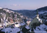 Winter look of Jachymov
